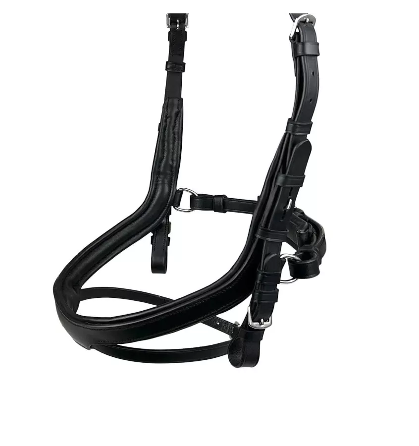 Ogłowie anatomiczne York Idalia czarny cob