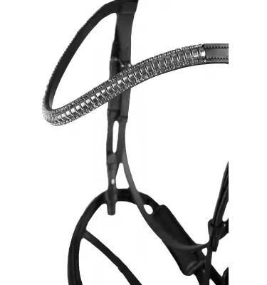 Ogłowie anatomiczne dla konia Highbury czarny full