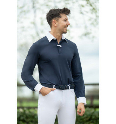 Jeździecka koszula konkursowa męska Davie biały L