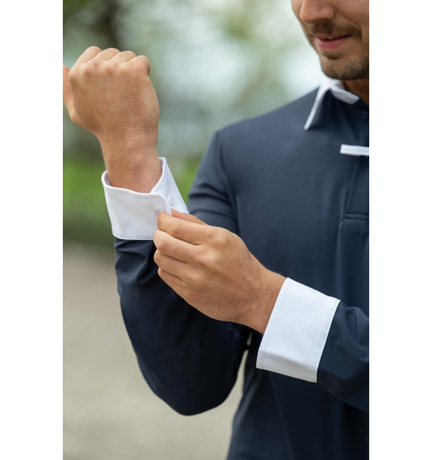 Jeździecka koszula konkursowa męska Davie biały L