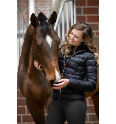 Kurtka pikowana Lena czarny L