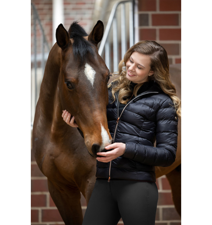 Kurtka pikowana Lena czarny L