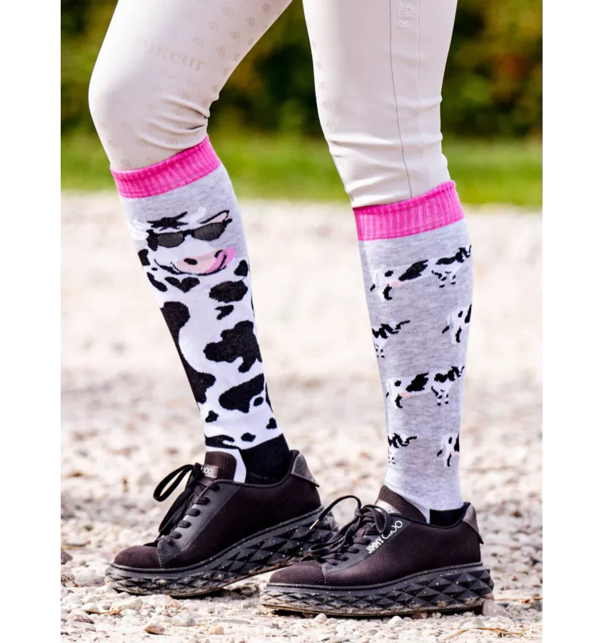 Podkolanówki jeździeckie Cow 31-34