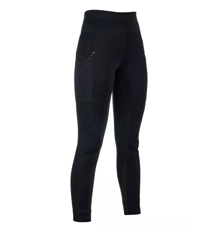 Legginsy jeździeckie Cosy II czarny 122/128