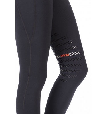 Legginsy jeździeckie zimowe Sports czarny 32/34