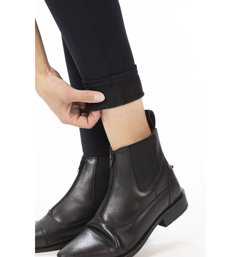 Legginsy jeździeckie zimowe Sports czarny 32/34
