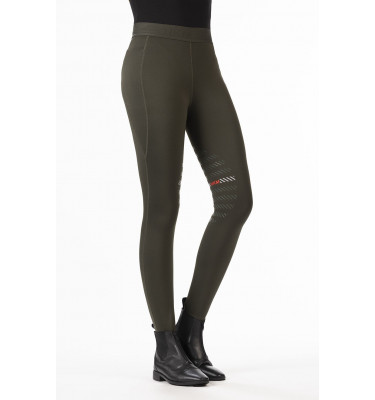 Legginsy jeździeckie zimowe Sports granat 122/128