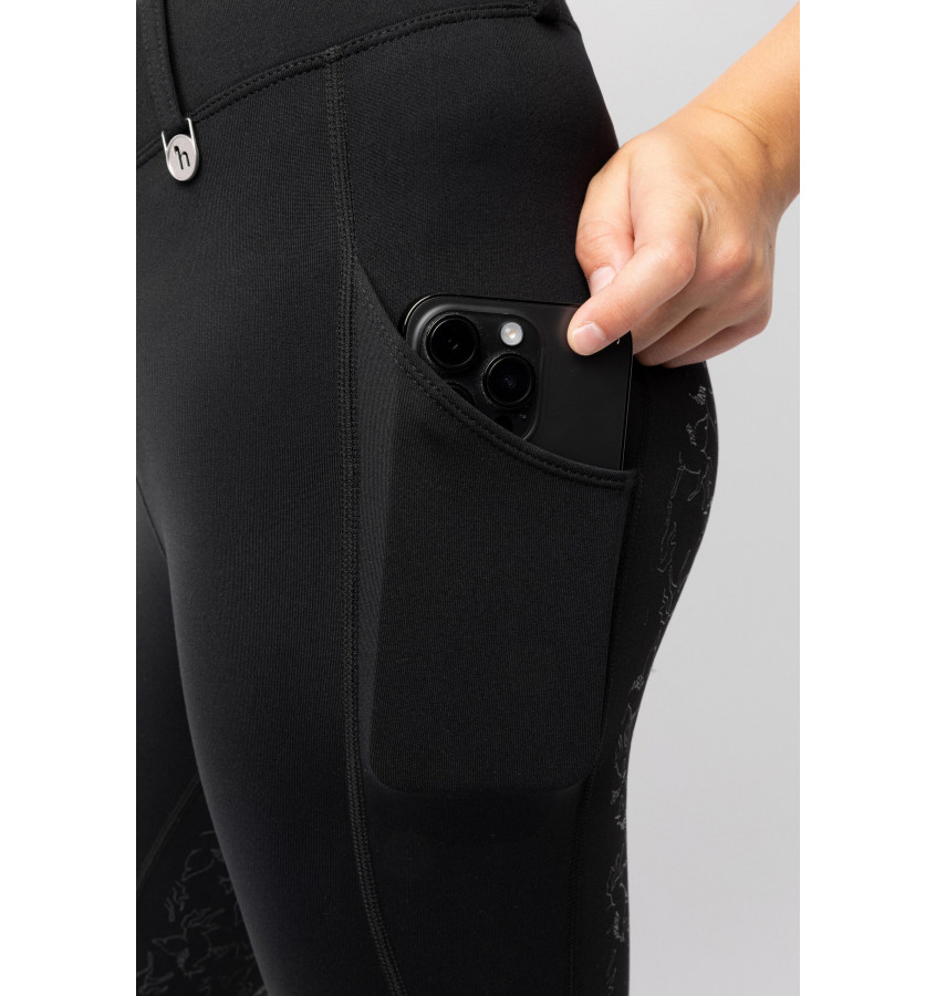 Legginsy jeździecie zimowe Dea 134/140