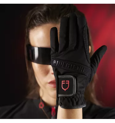 Rękawiczki jeździeckie Equestro Ridertech 6,0