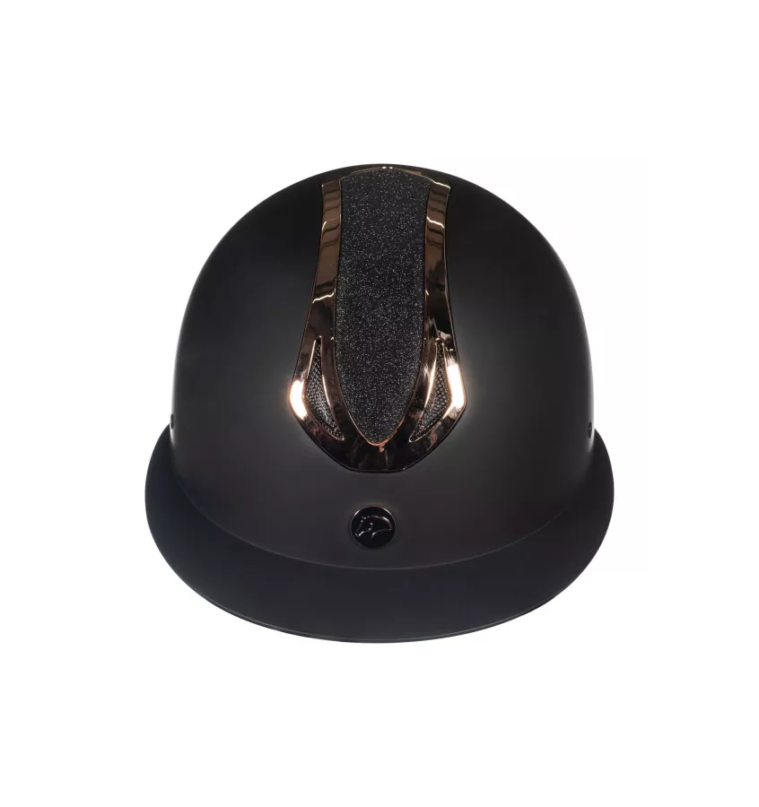 Kask jeździecki Illusion czarny/róż L