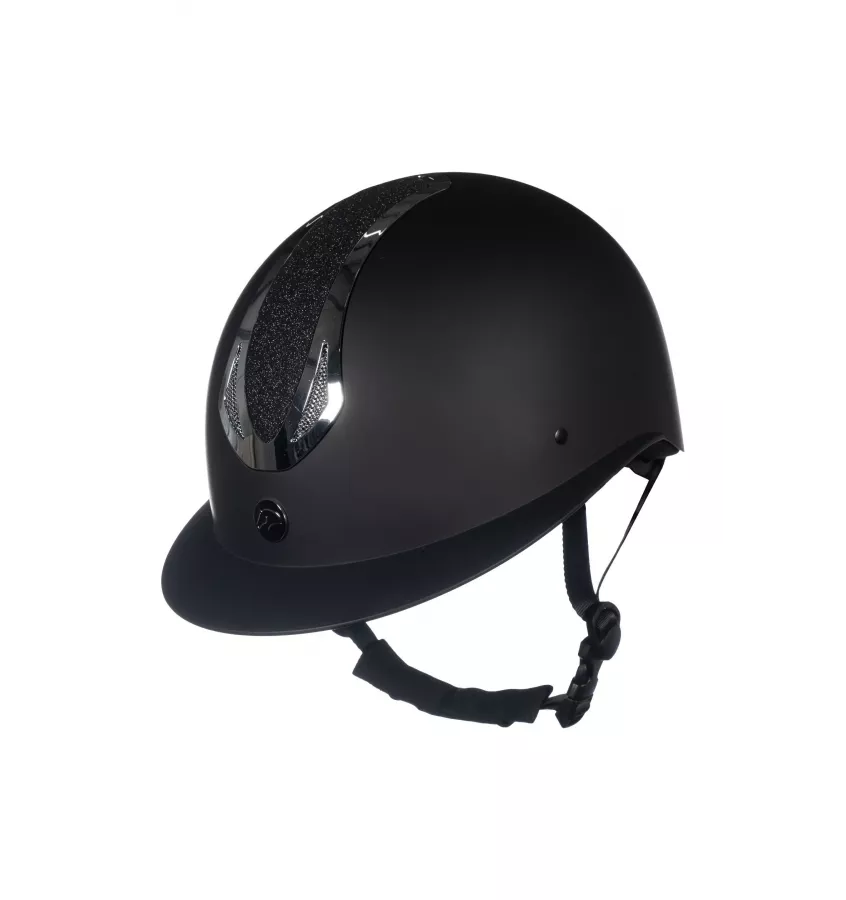 Kask jeździecki Illusion czarny/róż L