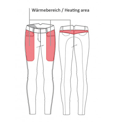Bryczesy grzejące Keep Warm czarne 34