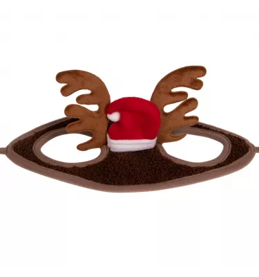 Czapka dla konia świąteczna Renifer full