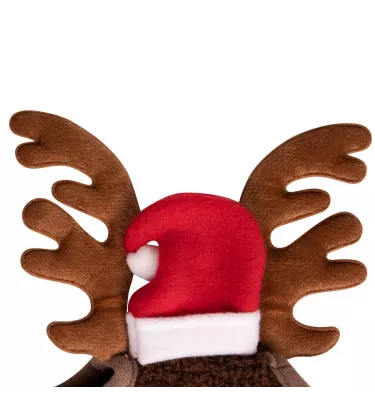 Czapka dla konia świąteczna Renifer full