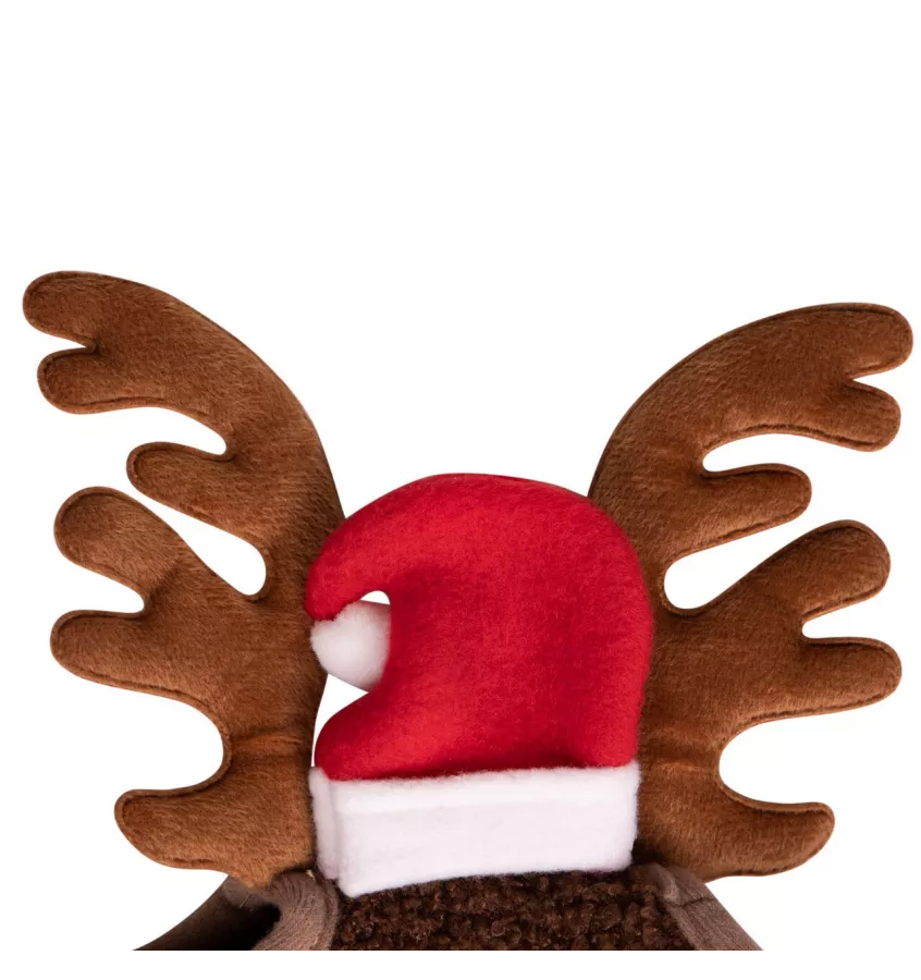 Czapka dla konia świąteczna Renifer full