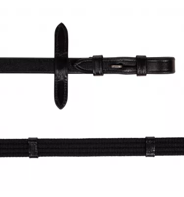 Wodze parciane brąz full