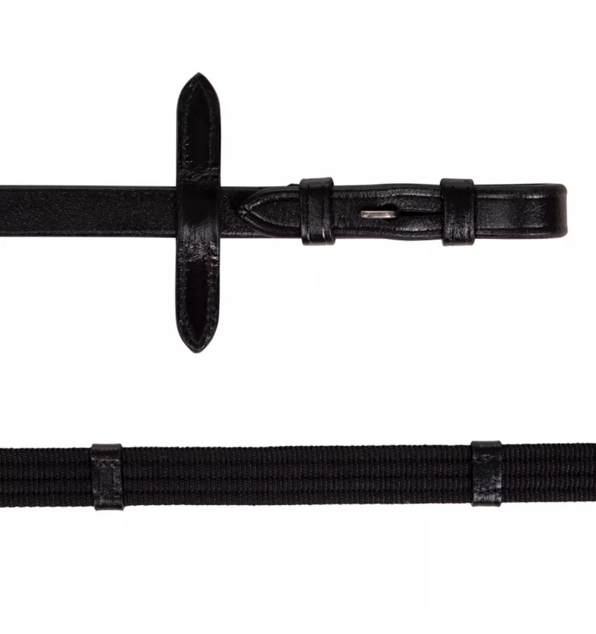 Wodze parciane brąz full