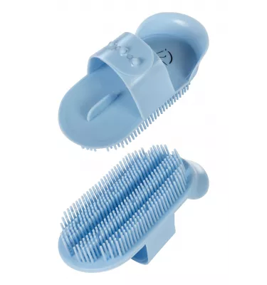 Skrzynka ze szczotkami dla dzieci błękit