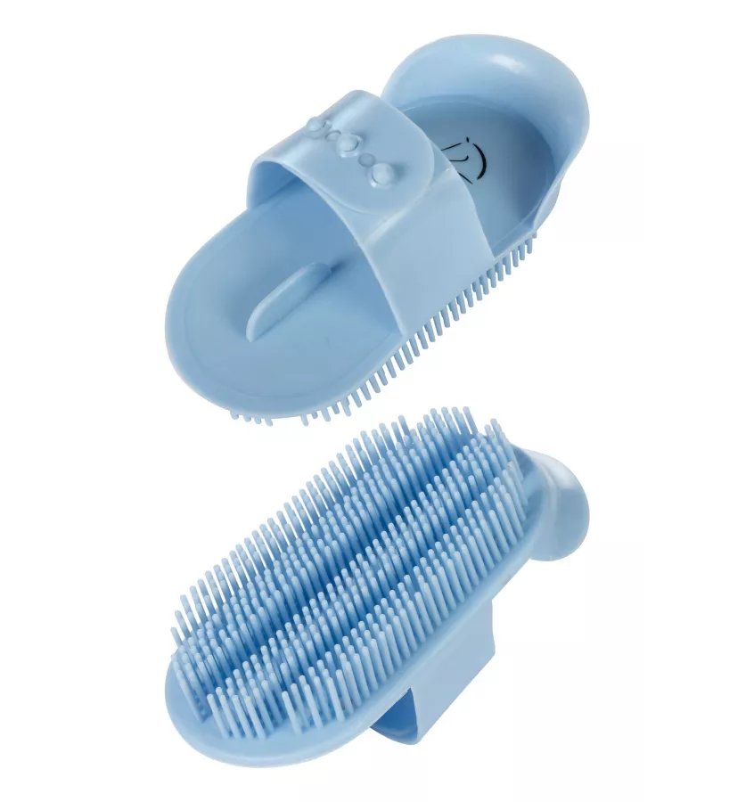 Skrzynka ze szczotkami dla dzieci błękit