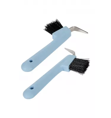 Skrzynka ze szczotkami dla dzieci błękit