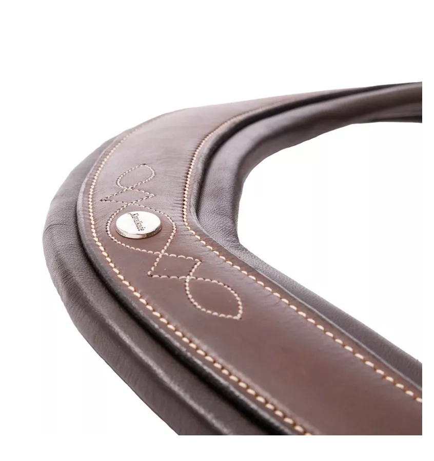 Napierśnik skórzany Jerome brąz