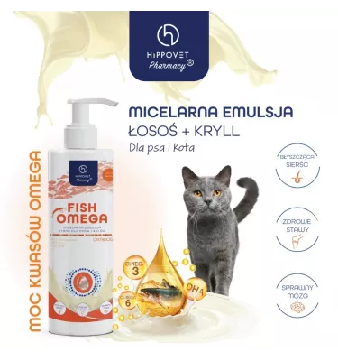 Hippovet Pharmacy Omega Fish dla psów i kotów