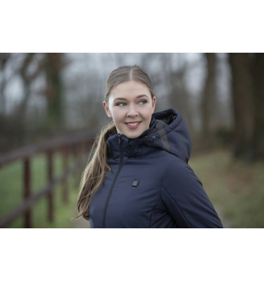 Płaszcz podgrzewany Elegant czarny L