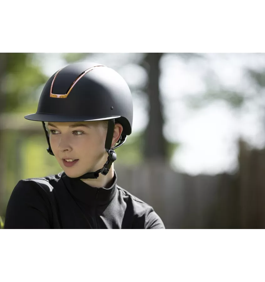 Kask Lady Shield brąz/róż L 58-60