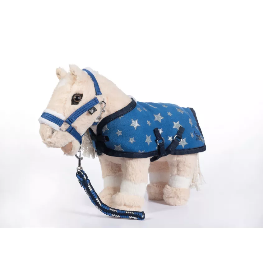 Kantar i derka dla kucyka Cuddle Pony niebieski