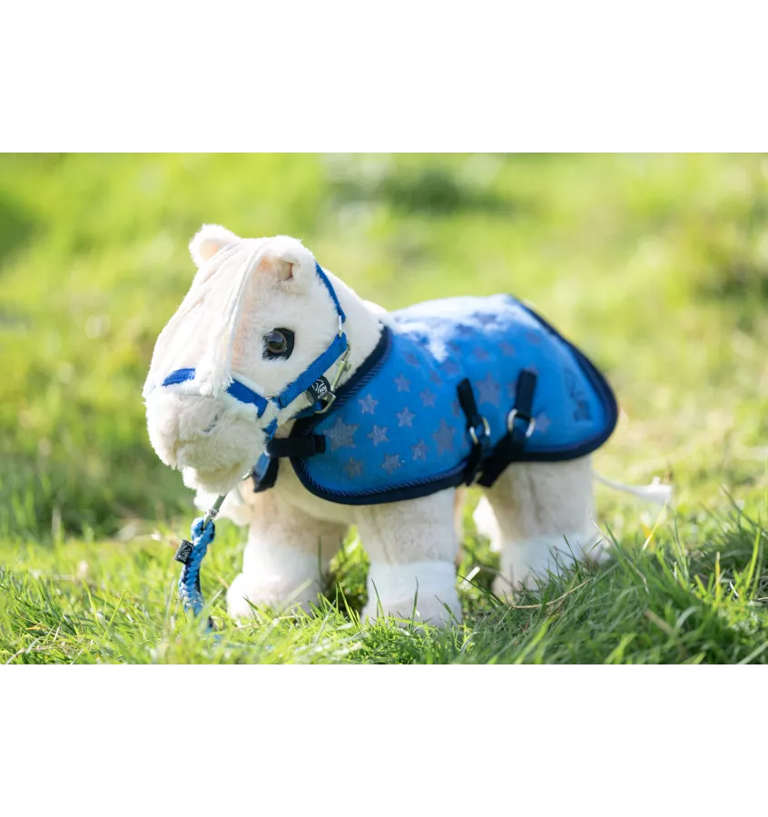 Kantar i derka dla kucyka Cuddle Pony niebieski