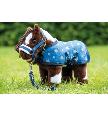 Kantar i derka dla kucyka Cuddle Pony niebieski