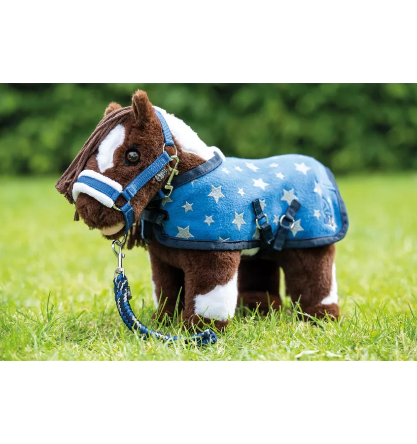 Kantar i derka dla kucyka Cuddle Pony niebieski