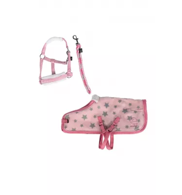 Kantar i derka dla kucyka Cuddle Pony niebieski