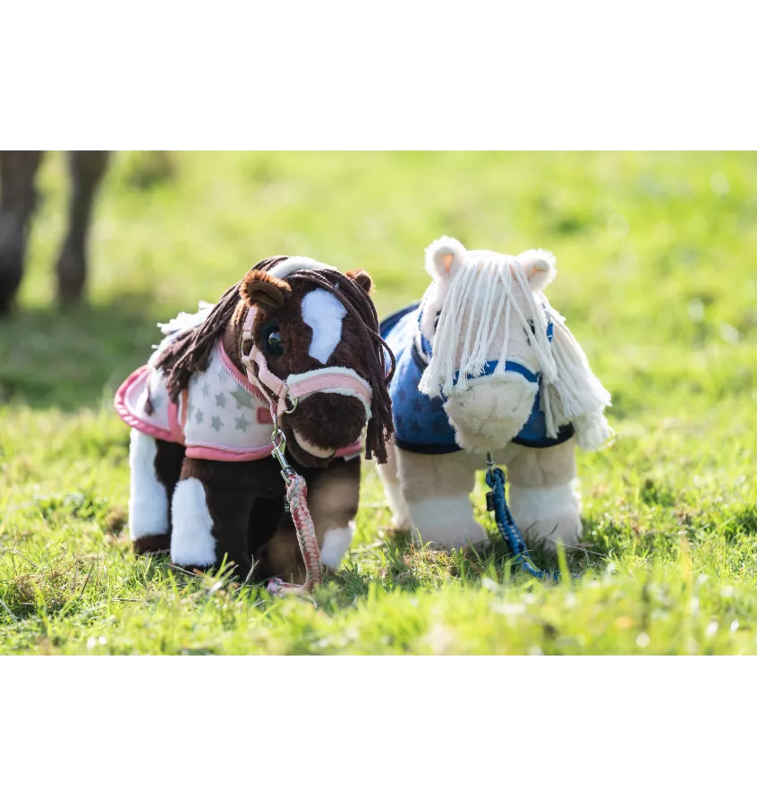 Kantar i derka dla kucyka Cuddle Pony niebieski