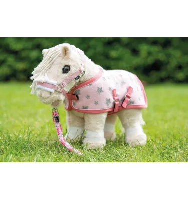 Kantar i derka dla kucyka Cuddle Pony niebieski