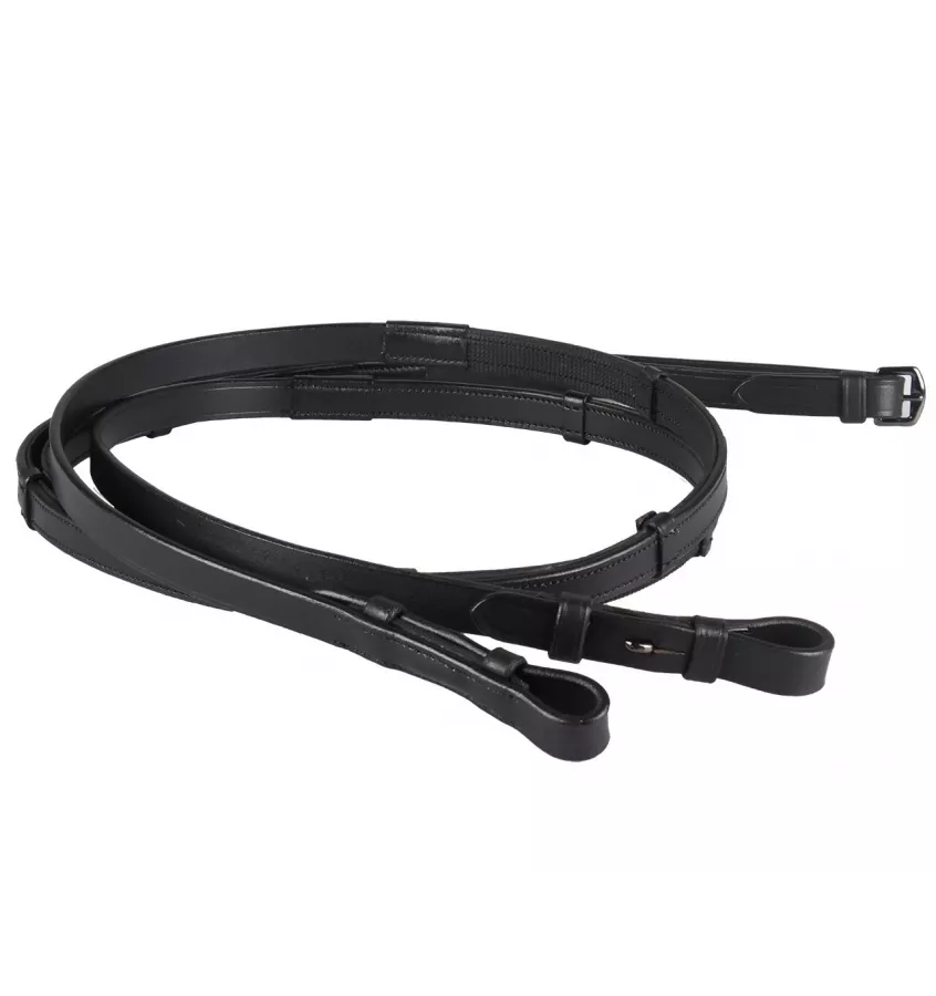 Wodze skórzano z antypoślizgową warstwą brąz