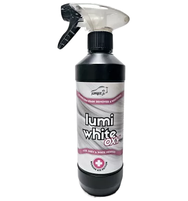 Suchy szampon dla koni LUMI WHITE OXY 500ml