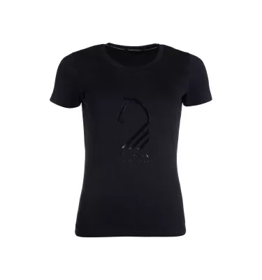 Koszulka jeździecka Livigno Horse Head bordo L