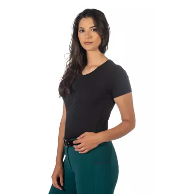 Koszulka jeździecka Livigno Horse Head bordo L