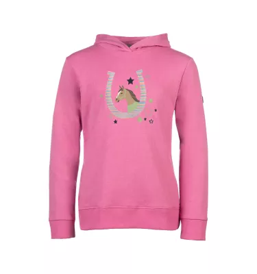 Bluza jeździecka z kapturem Diana niebieski 110/116