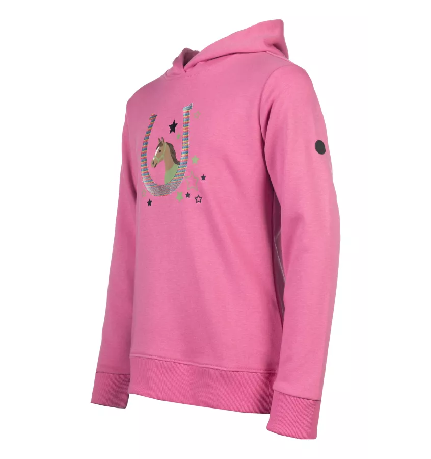 Bluza jeździecka z kapturem Diana niebieski 110/116