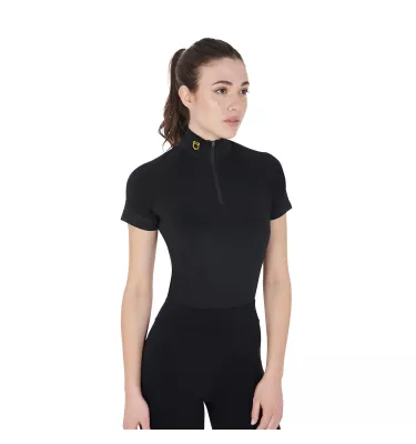 Koszulka jeździecka Equestro czarny S