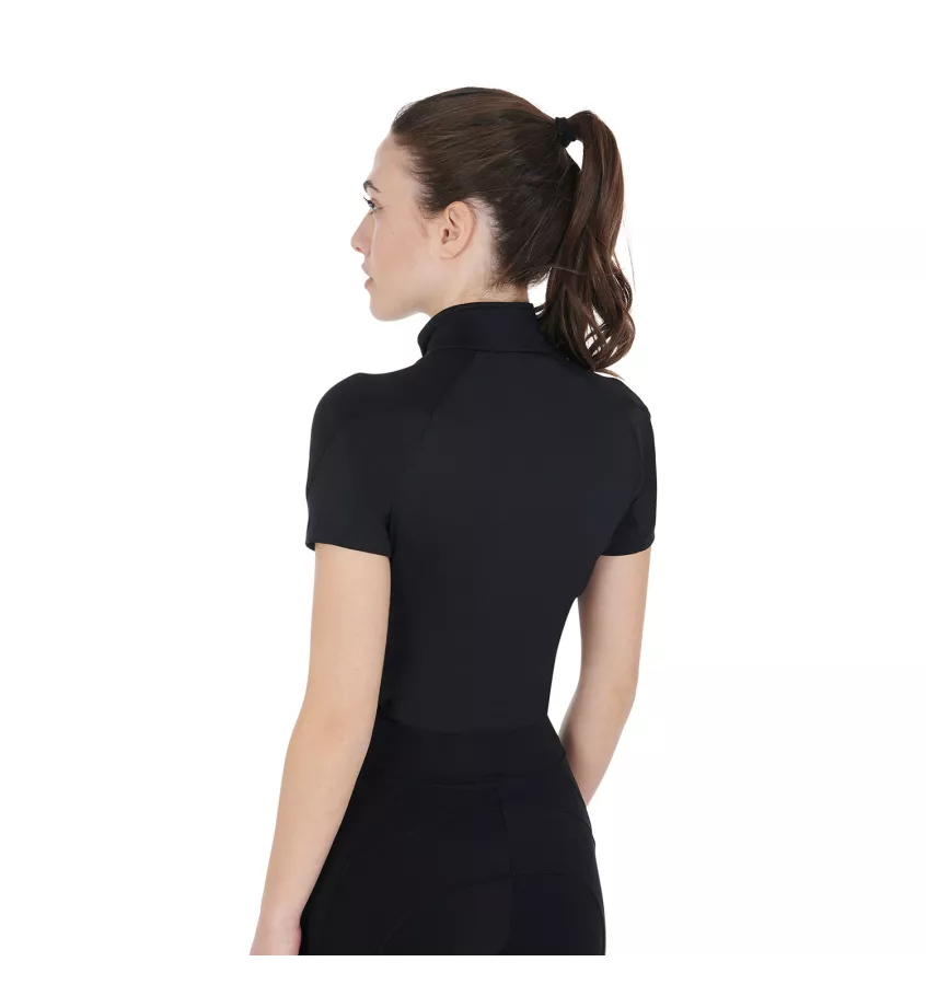 Koszulka jeździecka Equestro czarny S