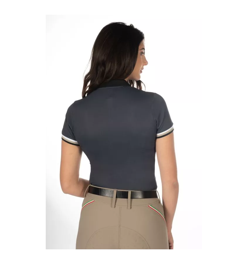 Koszulka jeździecka polo Amalfi dziecięca