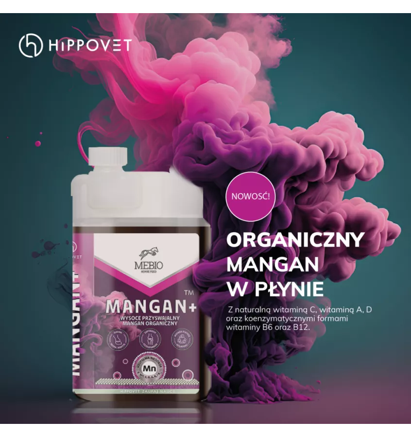 Mebio Mangan+ w płynie dla koni 1L