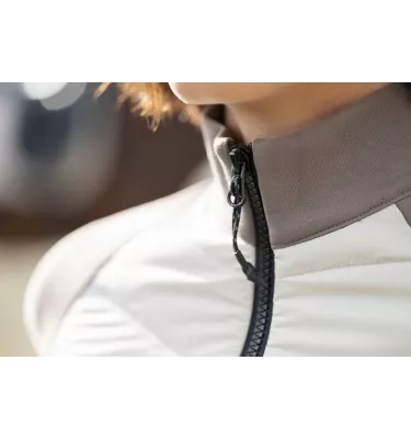 Pikowana kurtka jeździecka Amalfi beż L