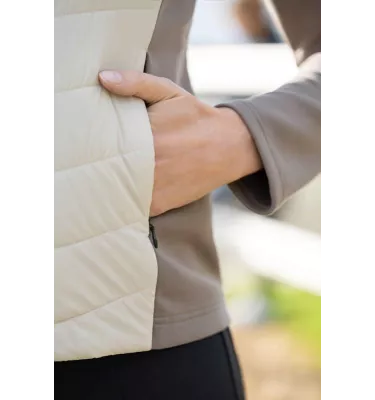 Pikowana kurtka jeździecka Amalfi beż L