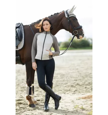 Pikowana kurtka jeździecka Amalfi beż L