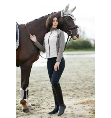 Pikowana kurtka jeździecka Amalfi beż L