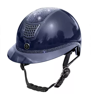 Kask jeździecki FP Eclipse Shiny granat